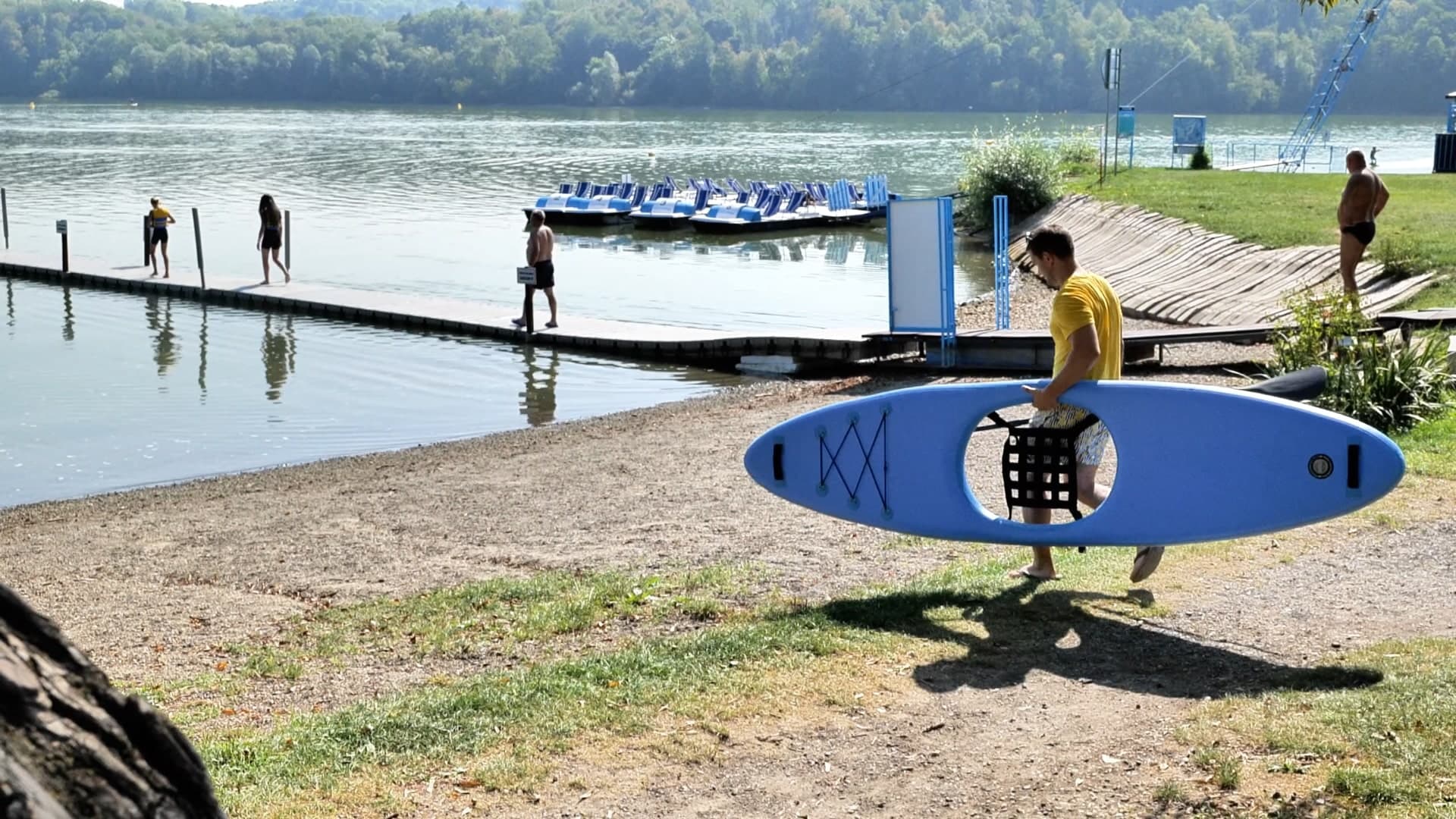 Sea Paddleboard on a lake outing